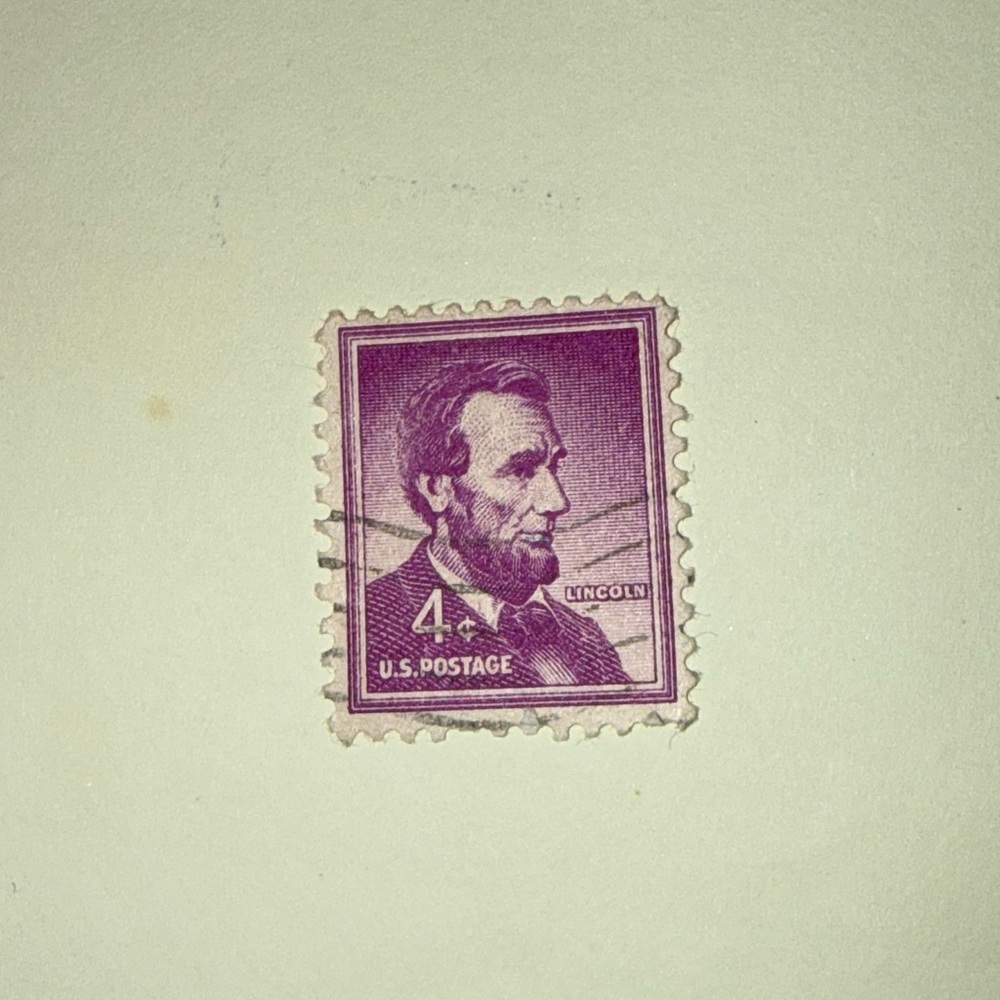 Rare Abraham Lincoln 4c stamp